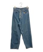steinシュタイン）の古着「5PK VINTAGE REPRODUCTION WIDE DENIM JEANS /ファイブポケット ヴィンテージ リプロダクション ワイド デニム　435」｜インディゴ