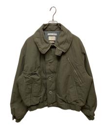 KATHARINE HAMNETT×YOKE（キャサリンハムネット×ヨーク）の古着「Recycle Polyester Short Blouson YK25FW01129B-KH」｜カーキ