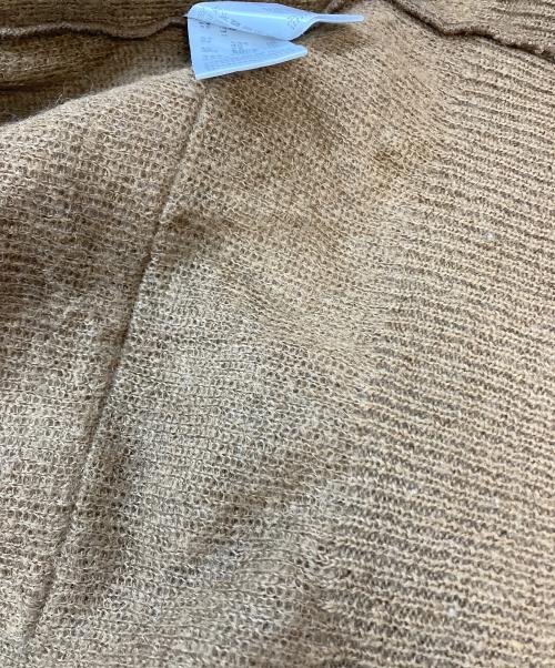 SOFTHYPHEN（ソフトハイフン）SOFTHYPHEN (ソフトハイフン) キルティングミックスモヘアカーディガン/QUILTING MIX MOHAIR CARDIGAN　MGMTNT221045 カーキ×ブラウン サイズ:SIZE02の古着・服飾アイテム