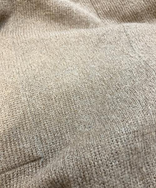 SOFTHYPHEN（ソフトハイフン）SOFTHYPHEN (ソフトハイフン) キルティングミックスモヘアカーディガン/QUILTING MIX MOHAIR CARDIGAN　MGMTNT221045 カーキ×ブラウン サイズ:SIZE02の古着・服飾アイテム