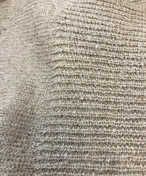 SOFTHYPHEN（ソフトハイフン）SOFTHYPHEN (ソフトハイフン) キルティングミックスモヘアカーディガン/QUILTING MIX MOHAIR CARDIGAN　MGMTNT221045 カーキ×ブラウン サイズ:SIZE02の古着・服飾アイテム