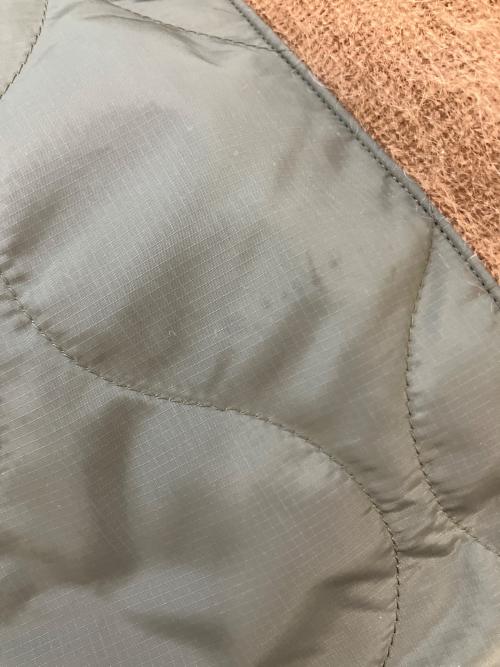SOFTHYPHEN（ソフトハイフン）SOFTHYPHEN (ソフトハイフン) キルティングミックスモヘアカーディガン/QUILTING MIX MOHAIR CARDIGAN　MGMTNT221045 カーキ×ブラウン サイズ:SIZE02の古着・服飾アイテム