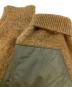 中古・古着 SOFTHYPHEN (ソフトハイフン) キルティングミックスモヘアカーディガン/QUILTING MIX MOHAIR CARDIGAN　MGMTNT221045 カーキ×ブラウン サイズ:SIZE02：10000円