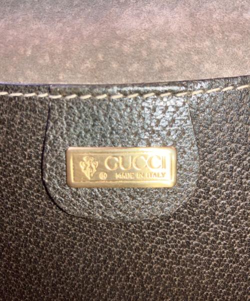 GUCCI（グッチ）GUCCI (グッチ) ハンドバッグ ブラウン サイズ:実寸参照の古着・服飾アイテム
