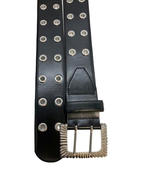 TOGA ARCHIVES（トーガアーカイブス）TOGA ARCHIVES (トーガアーカイブス) EYELET METAL BELT　TZ262-AH937 ブラック サイズ:実寸参照の古着・服飾アイテム