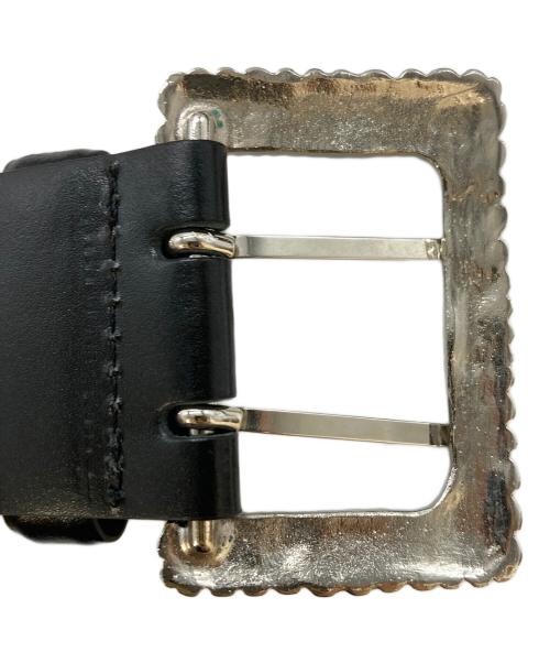 TOGA ARCHIVES（トーガアーカイブス）TOGA ARCHIVES (トーガアーカイブス) EYELET METAL BELT　TZ262-AH937 ブラック サイズ:実寸参照の古着・服飾アイテム