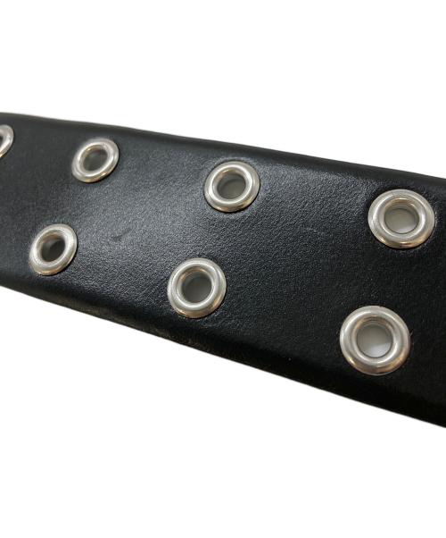 TOGA ARCHIVES（トーガアーカイブス）TOGA ARCHIVES (トーガアーカイブス) EYELET METAL BELT　TZ262-AH937 ブラック サイズ:実寸参照の古着・服飾アイテム