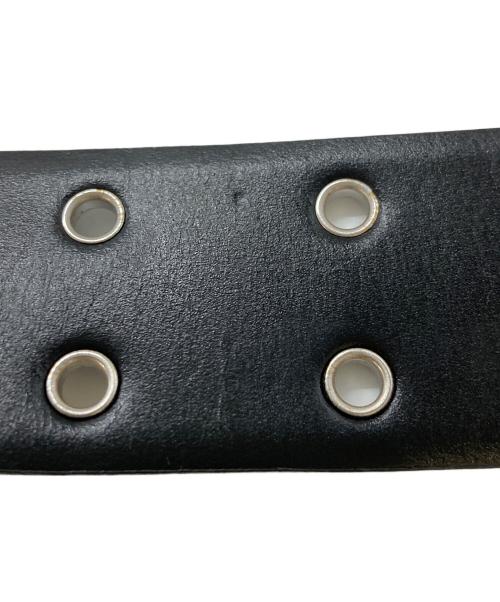 TOGA ARCHIVES（トーガアーカイブス）TOGA ARCHIVES (トーガアーカイブス) EYELET METAL BELT　TZ262-AH937 ブラック サイズ:実寸参照の古着・服飾アイテム