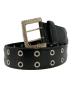 TOGA ARCHIVES（トーガアーカイブス）の古着「EYELET METAL BELT　TZ262-AH937」｜ブラック