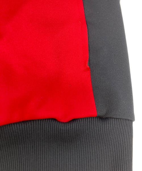 adidas（アディダス）adidas (アディダス) ハイネックトラックジャケット ブラック×レッド サイズ:SIZE0の古着・服飾アイテム