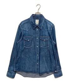 VISVIM（ビズビム）の古着「SOCIAL SCULPTURE SHIRT DMGD」｜インディゴ
