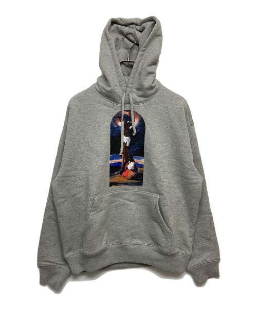 Denim Tears（デニムティアーズ）Denim Tears (デニムティアーズ) Seasonal Biblical Hoodie　106289 グレー サイズ:SIZE S 未使用品の古着・服飾アイテム