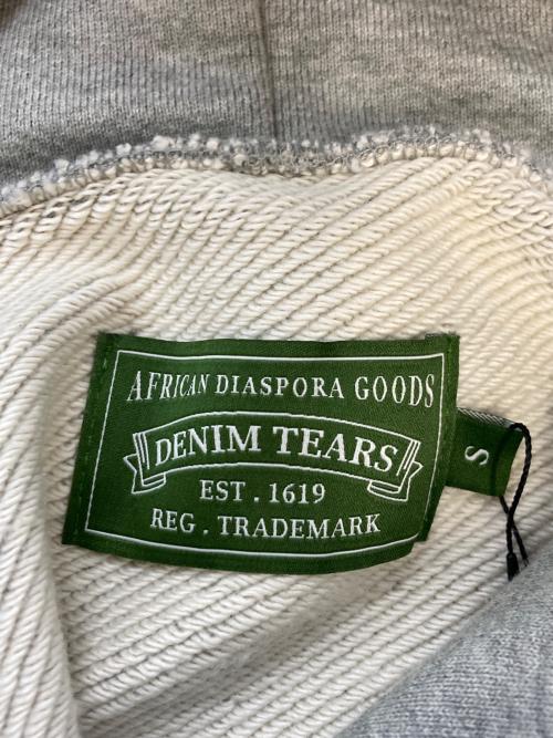 Denim Tears（デニムティアーズ）Denim Tears (デニムティアーズ) Seasonal Biblical Hoodie　106289 グレー サイズ:SIZE S 未使用品の古着・服飾アイテム