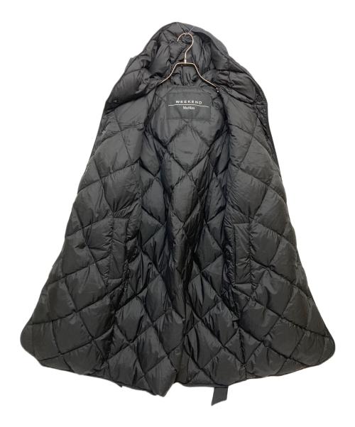 Max Mara WEEK END LINE（マックスマーラ ウイークエンドライン）Max Mara WEEK END LINE (マックスマーラ ウイークエンドライン) BANFY リバーシブル MEDIUM PADDING フーディダウンコート ブラック サイズ:SIZE M(US6)の古着・服飾アイテム