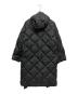 中古・古着 Max Mara WEEK END LINE (マックスマーラ ウイークエンドライン) BANFY リバーシブル MEDIUM PADDING フーディダウンコート ブラック サイズ:SIZE M(US6)：40000円
