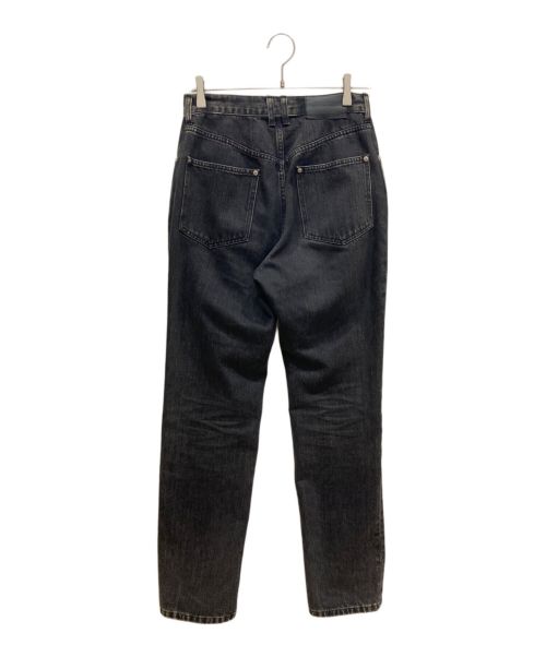 JOHN LAWRENCE SULLIVAN（ジョン ローレンス サリバン）JOHN LAWRENCE SULLIVAN (ジョンローレンスサリバン) BLEACHED DENIM ZIPPED PANTS ブラック サイズ:48の古着・服飾アイテム