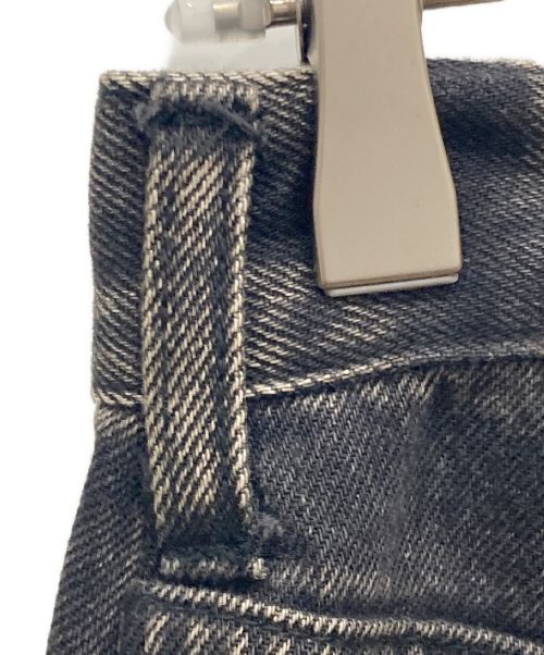 JOHN LAWRENCE SULLIVAN（ジョン ローレンス サリバン）JOHN LAWRENCE SULLIVAN (ジョンローレンスサリバン) BLEACHED DENIM ZIPPED PANTS ブラック サイズ:48の古着・服飾アイテム