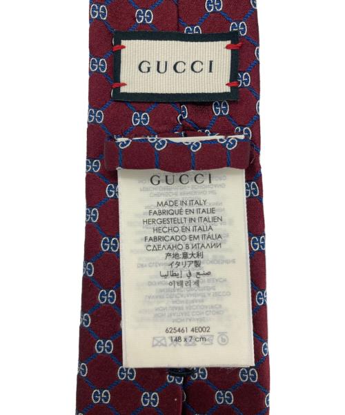 GUCCI（グッチ）GUCCI (グッチ) シルクネクタイ パープル サイズ:FREEの古着・服飾アイテム
