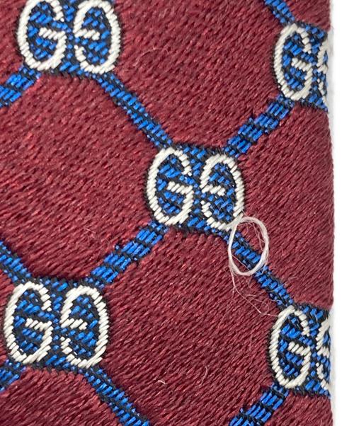 GUCCI（グッチ）GUCCI (グッチ) シルクネクタイ パープル サイズ:FREEの古着・服飾アイテム