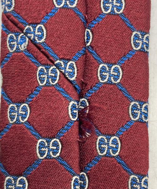GUCCI（グッチ）GUCCI (グッチ) シルクネクタイ パープル サイズ:FREEの古着・服飾アイテム