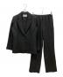 SOIR PERLE（ソワール ペルル）の古着「ツイードセットアップスーツ」｜ブラック
