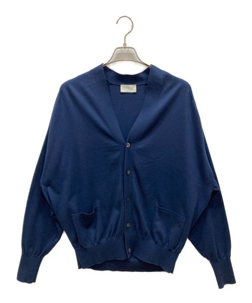 HERILL（ヘリル）HERILL (ヘリル) Cotton Cardigan ネイビー サイズ:2の古着・服飾アイテム