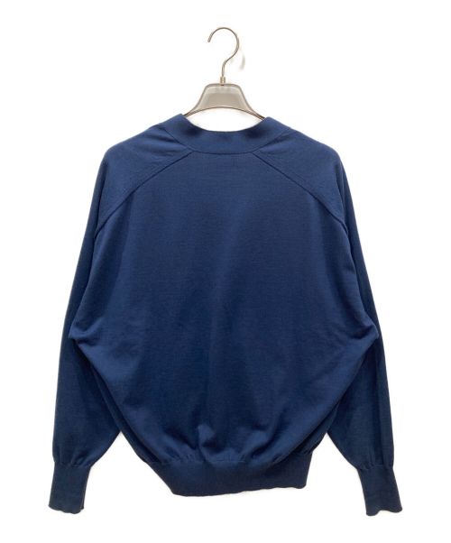 HERILL（ヘリル）HERILL (ヘリル) Cotton Cardigan ネイビー サイズ:2の古着・服飾アイテム