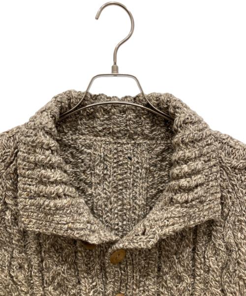 INVERALLAN（インバーアラン）INVERALLAN (インバーアラン) 3A Lumber Cardigan ベージュ サイズ:-の古着・服飾アイテム