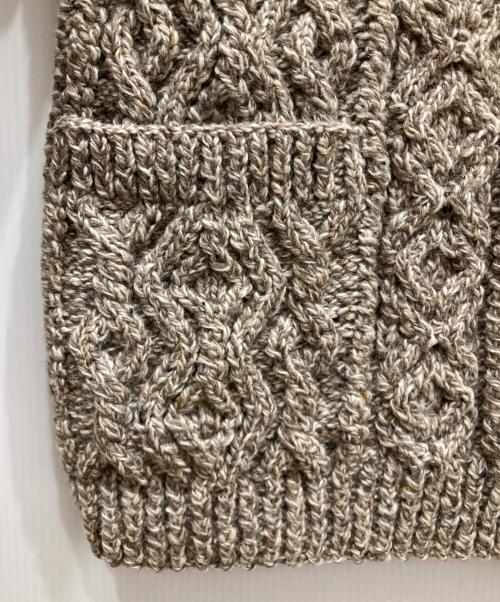 INVERALLAN（インバーアラン）INVERALLAN (インバーアラン) 3A Lumber Cardigan ベージュ サイズ:-の古着・服飾アイテム