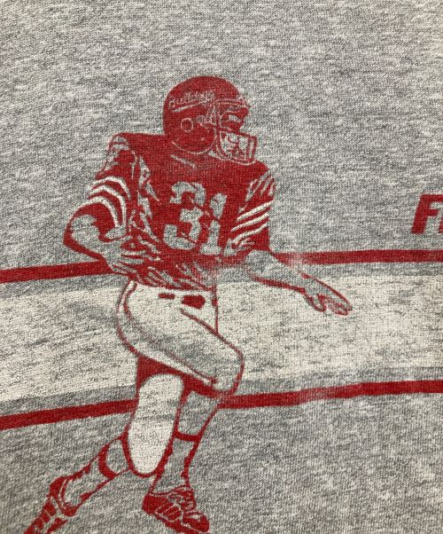 Champion（チャンピオン）Champion (チャンピオン) Champion　80’ｓアメフトTシャツ　トリコタグ グレー サイズ:XLの古着・服飾アイテム