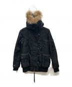 AVIREXアヴィレックス）の古着「LADIES TAPE POCKETS N-2B JACKET」｜ブラック