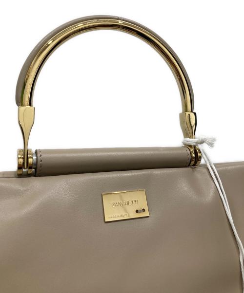 ZANCHETTI（ザンケッティー）ZANCHETTI (ザンケッティー) CHAIN SHOPPER HANDLE ベージュの古着・服飾アイテム