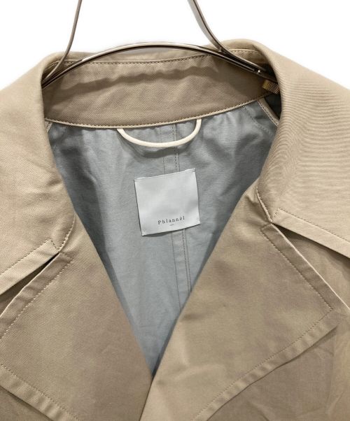 Phlannel（フランネル）Phlannel (フランネル) Cotton Twill Gabardine Wrap Trench Coat コットンツイル ギャバジン ラップ トレンチコート BBZ2021308A0001 ベージュ サイズ:4の古着・服飾アイテム