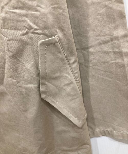 Phlannel（フランネル）Phlannel (フランネル) Cotton Twill Gabardine Wrap Trench Coat コットンツイル ギャバジン ラップ トレンチコート BBZ2021308A0001 ベージュ サイズ:4の古着・服飾アイテム