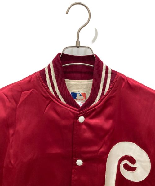 FELCO（フェルコ）FELCO (フェルコ) サテンスタジャン レッド サイズ:Mの古着・服飾アイテム