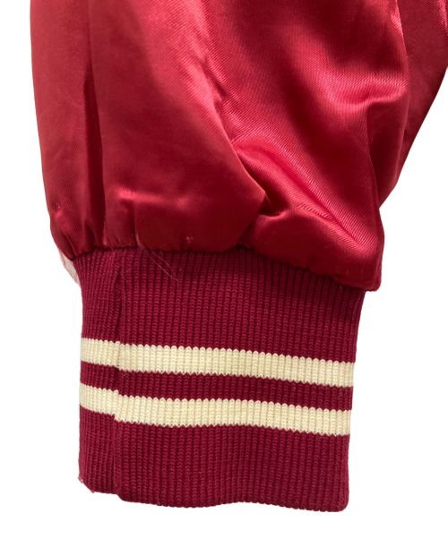 FELCO（フェルコ）FELCO (フェルコ) サテンスタジャン レッド サイズ:Mの古着・服飾アイテム