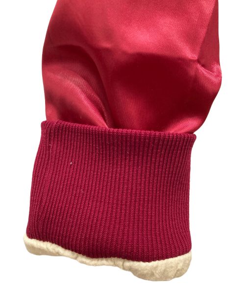 FELCO（フェルコ）FELCO (フェルコ) サテンスタジャン レッド サイズ:Mの古着・服飾アイテム