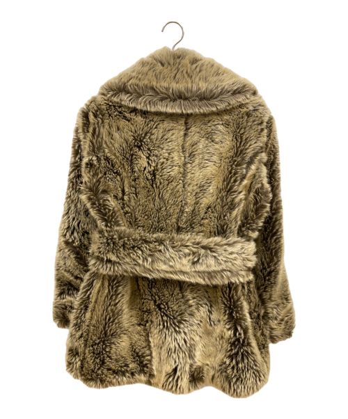 AKANE UTSUNOMIYA（アカネウツノミヤ）AKANE UTSUNOMIYA (アカネウツノミヤ) fur coat ブラウン サイズ:36の古着・服飾アイテム
