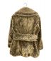 AKANE UTSUNOMIYA (アカネウツノミヤ) fur coat ブラウン サイズ:36：10000円
