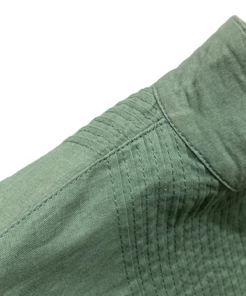 かぐれ（カグレ）かぐれ (カグレ) ピンタック2WAYブラウス グリーン サイズ:freeの古着・服飾アイテム