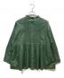 かぐれ（カグレ）の古着「ピンタック2WAYブラウス」｜グリーン