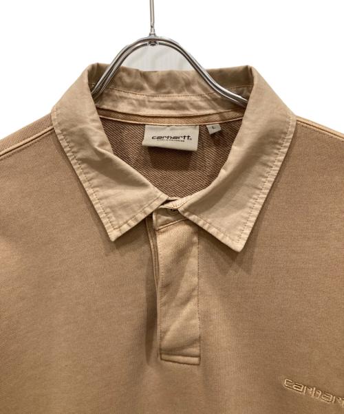 Carhartt WIP（カーハート ワークインプログレス）Carhartt WIP (カーハート ワークインプログレス) DUSTER SCRIPT SWEAT ベージュ サイズ:Ⅼの古着・服飾アイテム