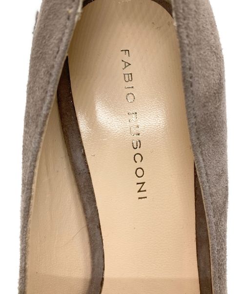 FABIO RUSCONI（ファビオルスコーニ）FABIO RUSCONI (ファビオルスコーニ) ポインテッドキャップトゥパンプス ブラウン サイズ:35 1/2の古着・服飾アイテム