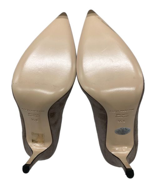 FABIO RUSCONI（ファビオルスコーニ）FABIO RUSCONI (ファビオルスコーニ) ポインテッドキャップトゥパンプス ブラウン サイズ:35 1/2の古着・服飾アイテム