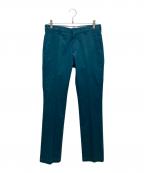 WACKO MARIAワコマリア）の古着「ヘムステッチテーパードパンツ」｜ブルー