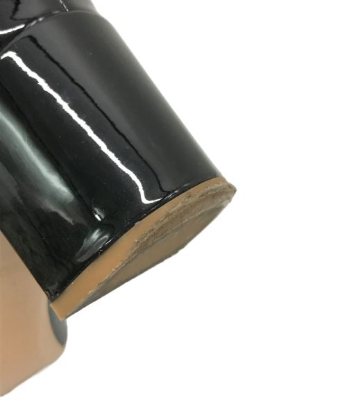 Salvatore Ferragamo（サルヴァトーレ フェラガモ）Salvatore Ferragamo (サルヴァトーレ フェラガモ) ヴァラパテントリボンパンプス ブラック サイズ:24.5cmの古着・服飾アイテム