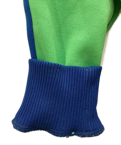 adidas（アディダス）adidas (アディダス) 70ｓトラックジャケット デサント社 グリーン×ネイビー サイズ:３号の古着・服飾アイテム