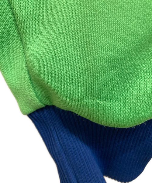 adidas（アディダス）adidas (アディダス) 70ｓトラックジャケット デサント社 グリーン×ネイビー サイズ:３号の古着・服飾アイテム