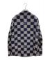 LOUIS VUITTON (ルイ ヴィトン) 23AW Damier Wool Over Shirt 1AFAUL ダミエ ウール オーバー シャツ  ネイビー サイズ:M：118000円