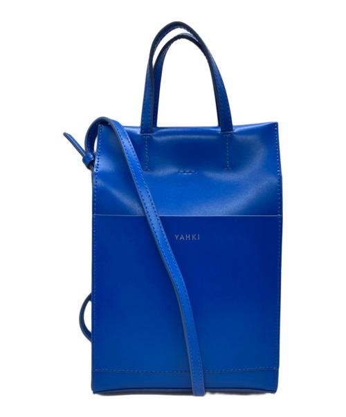 YAHKI（ヤーキ）YAHKI (ヤーキ) W-FACE 2WAY ショルダーバッグ ブルーの古着・服飾アイテム